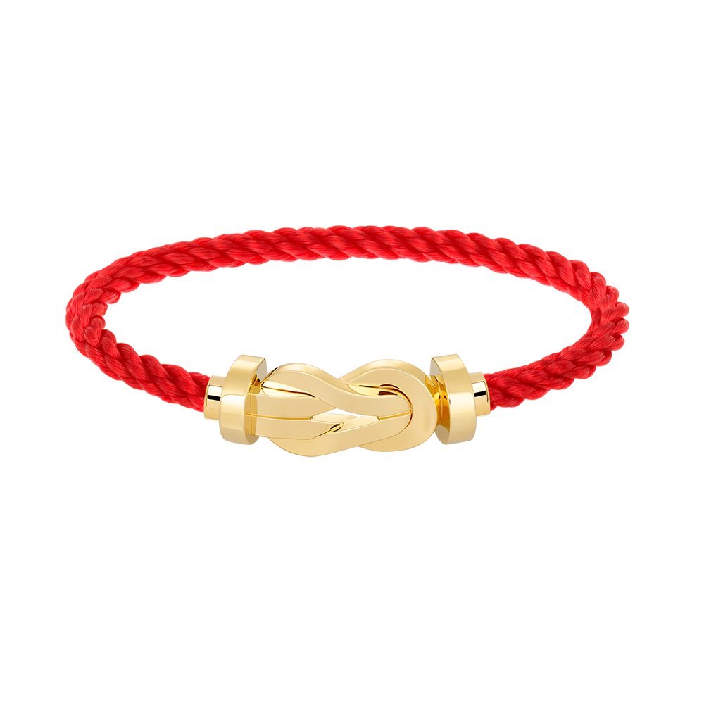 [Cyra]  CHANCE GROSSES 8-FIGUREN-ARMBAND MIT SCHNALLE, OHNE DIAMANTEN, GOLD