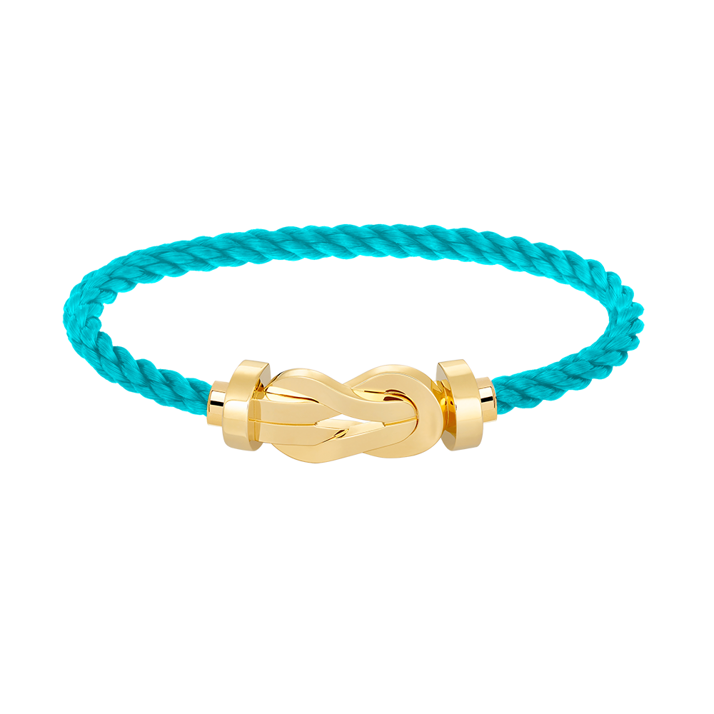 [Cyra]  CHANCE GROSSES 8-FIGUREN-ARMBAND MIT SCHNALLE, OHNE DIAMANTEN, GOLD