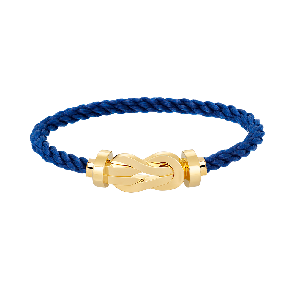 [Cyra]  CHANCE GROSSES 8-FIGUREN-ARMBAND MIT SCHNALLE, OHNE DIAMANTEN, GOLD