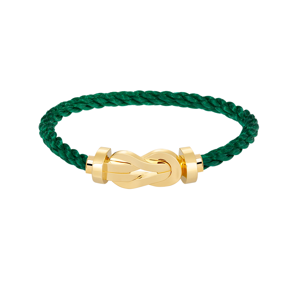 [Cyra]  CHANCE GROSSES 8-FIGUREN-ARMBAND MIT SCHNALLE, OHNE DIAMANTEN, GOLD