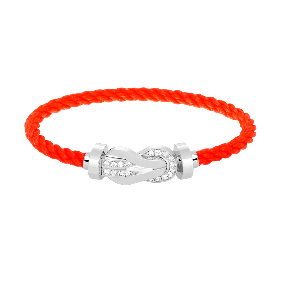 [Cyra] CHANCE GROSSES 8-FIGUREN-SCHNALLENARMBAND MIT HALBDIAMANTEN SILBER
