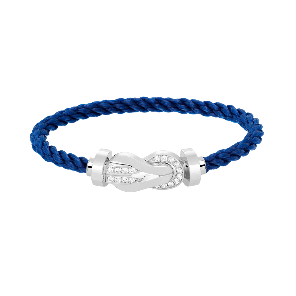 [Cyra] CHANCE GROSSES 8-FIGUREN-SCHNALLENARMBAND MIT HALBDIAMANTEN SILBER