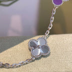 [Cyra] NEUE CLOVER 5 MOTIF VIOLETT ARMBAND KOLLEKTION