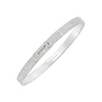 [Cyra]  HM KELLY BRACELET IN SILVER AND FULL PAVE DIAMOND