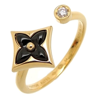 [Cyra]  STAR 1 DIAMOND OPEN RING