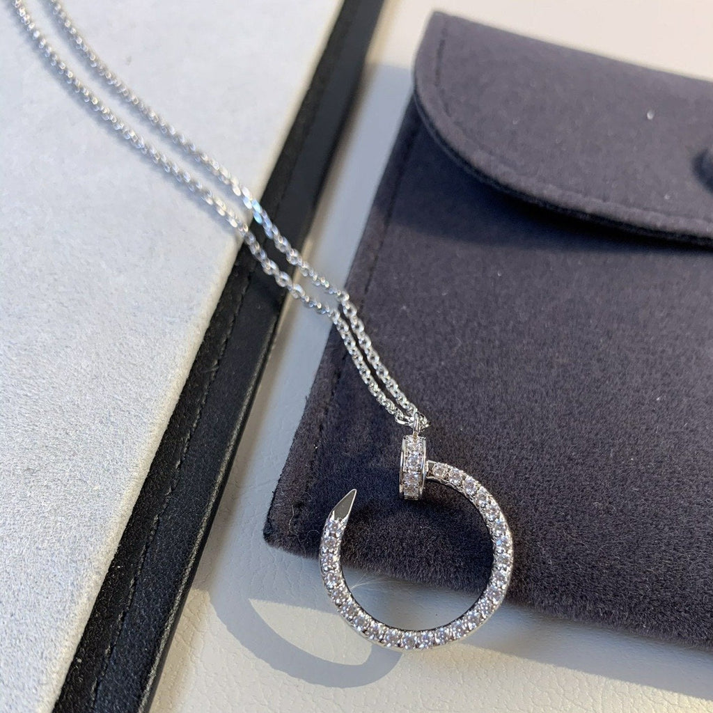 [Cyra] JUSTE HALSKETTE SILBER DIAMANTEN