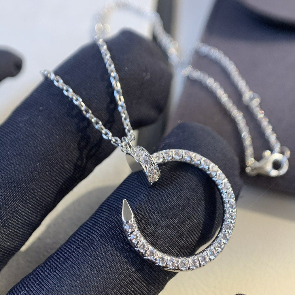 [Cyra] JUSTE HALSKETTE SILBER DIAMANTEN