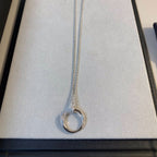 [Cyra]  JUSTE NECKLACE SILVER