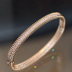 [Cyra] PERLEE ARMBAND MIT 1 DIAMANTREIHE