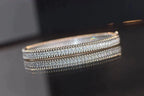 [Cyra] PERLEE ARMBAND MIT 1 DIAMANTREIHE