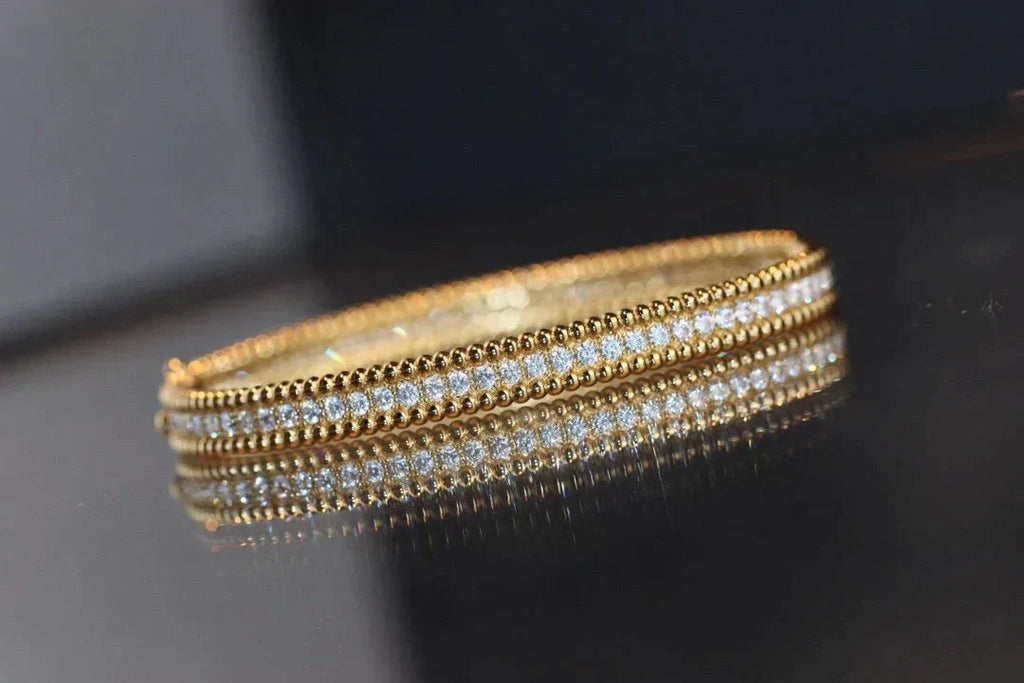 [Cyra] PERLEE ARMBAND MIT 1 DIAMANTREIHE