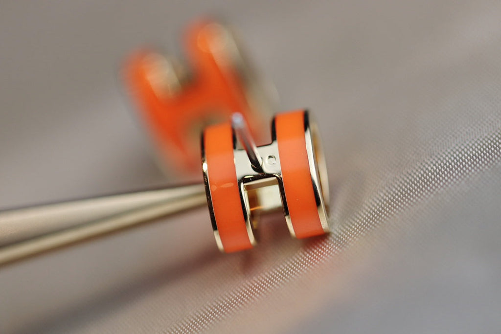 [Cyra]  MINI POP H OHRRINGE ORANGE