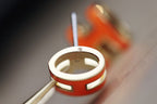 [Cyra]  MINI POP H OHRRINGE ORANGE