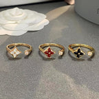 [Cyra]  STAR 1 DIAMOND OPEN RING