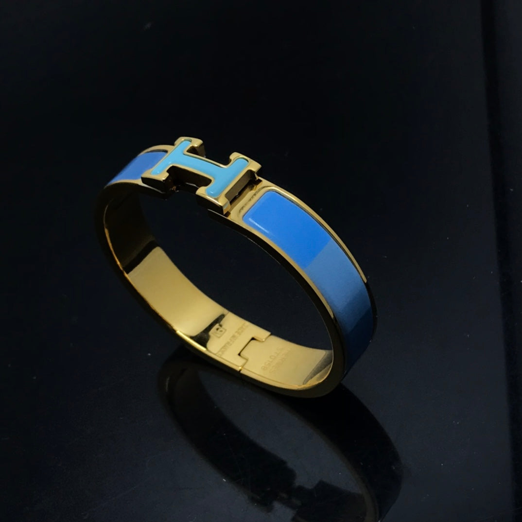 [Cyra] H ARMBAND BLAU REGENBOGEN KERAMIK