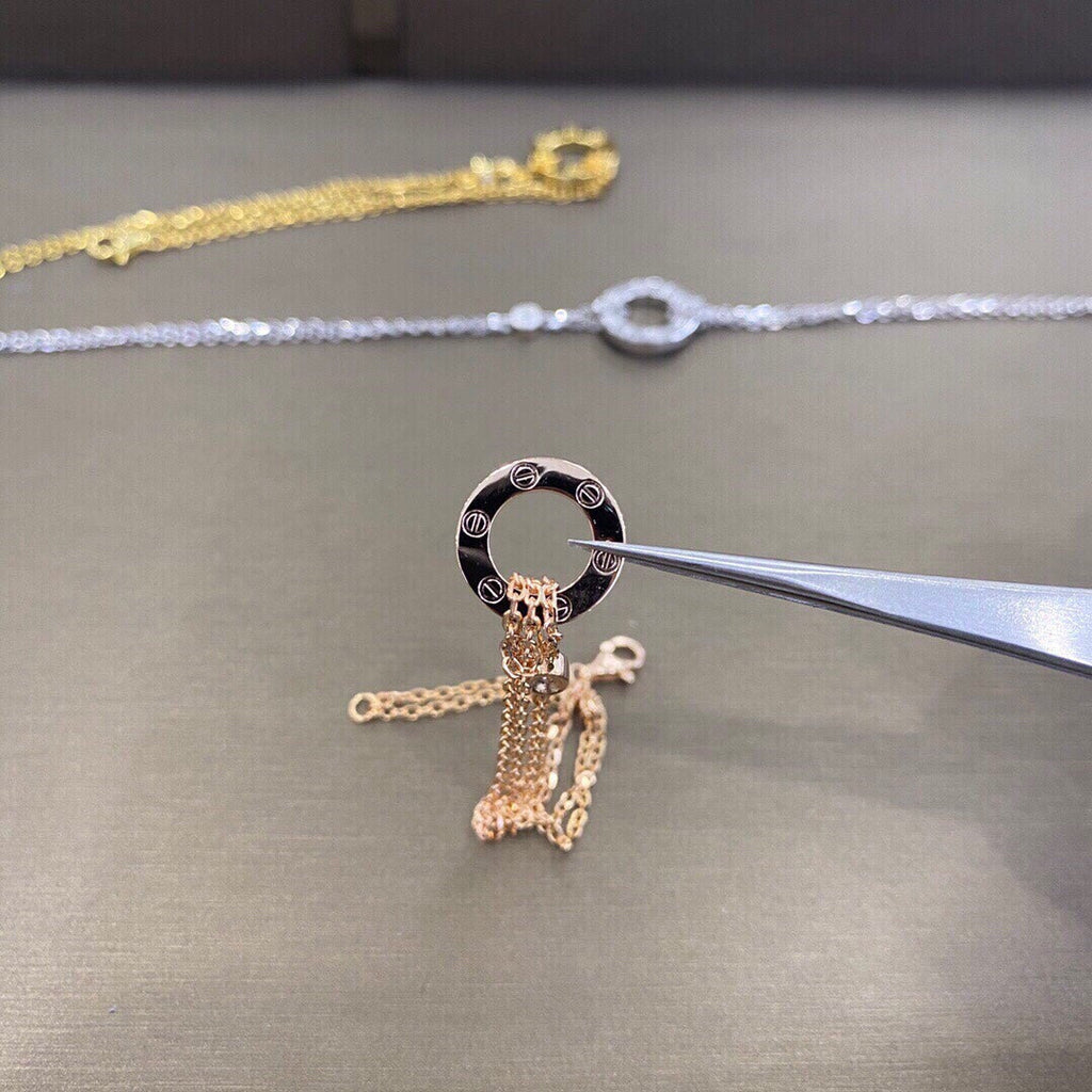[Cyra]  LOVE BRACELET 2 DIAMOND