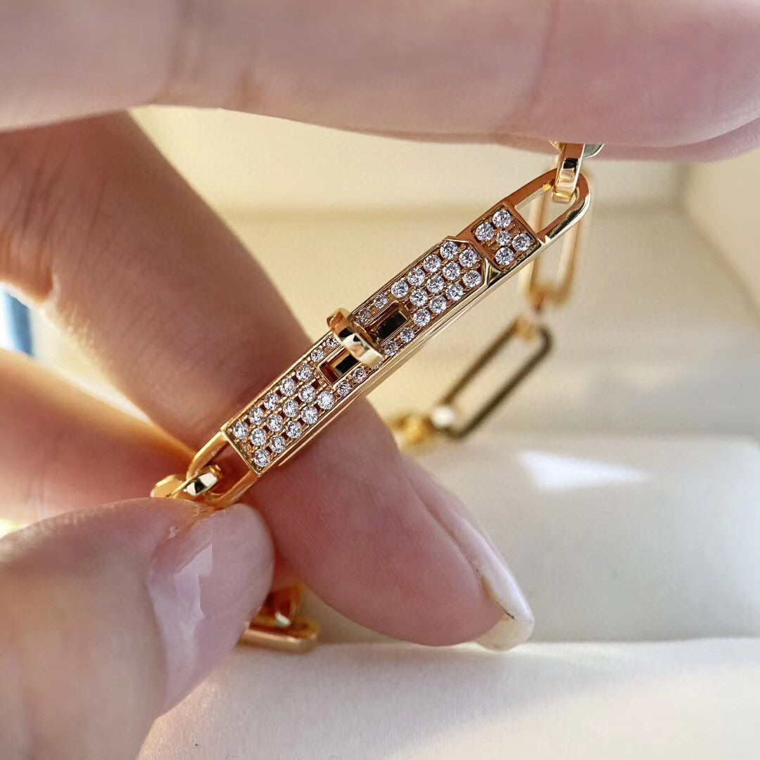 [Cyra]  CHAINE BRACELET SMALL MODEL DIAMOND