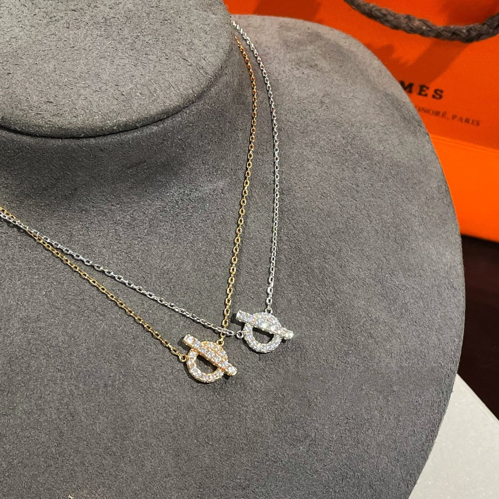 [Cyra]  ECHAPEE NECKLACE DIAMOND