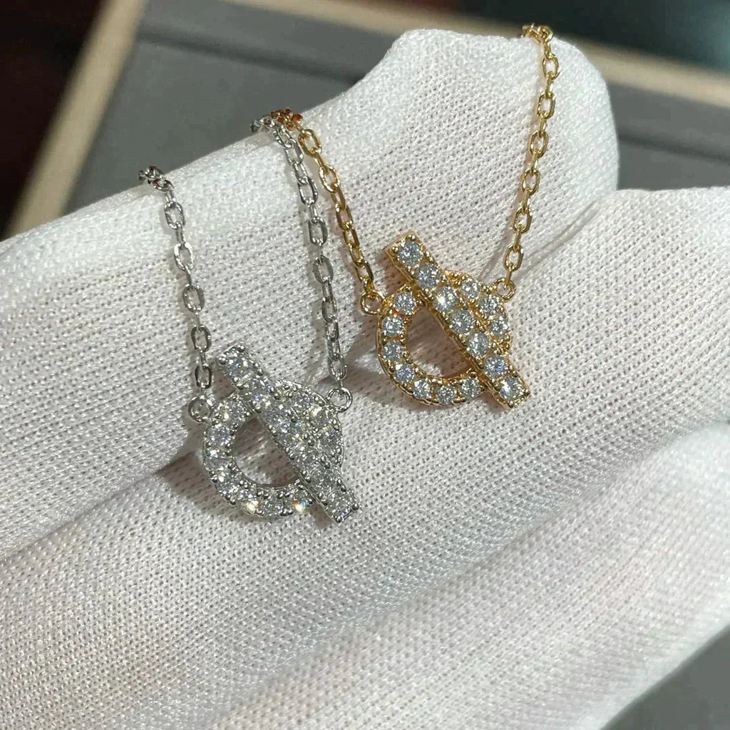 [Cyra]  ECHAPEE NECKLACE DIAMOND