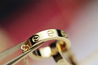[Cyra]  LIEBESKETTE DOPPELRING GOLD