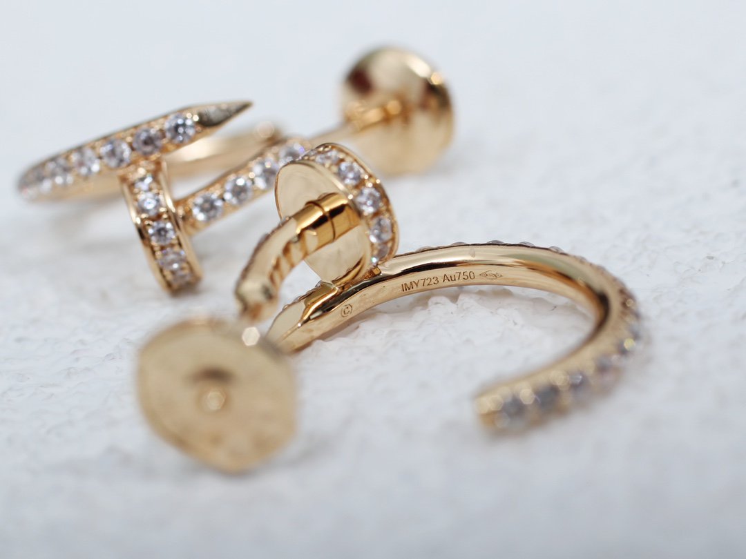 [Cyra] JUSTE OHRRINGE 12,75 MM ROSÉGOLD DIAMANT