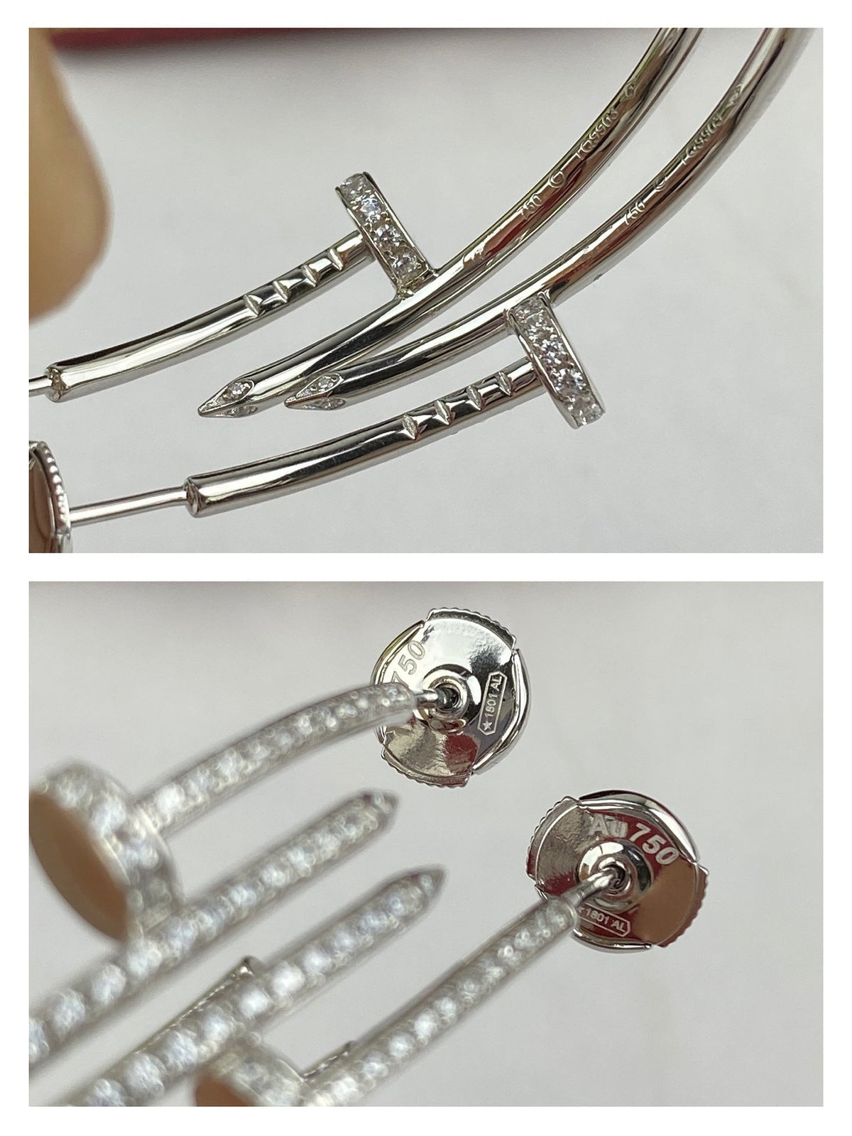 [Cyra] JUSTE OHRRINGE VOLLDIAMANT 1,8 MM