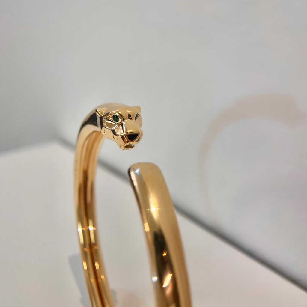 [Cyra] OFFENER ARMBREIF PANTHERE GOLD