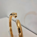 [Cyra] OFFENER ARMBREIF PANTHERE GOLD
