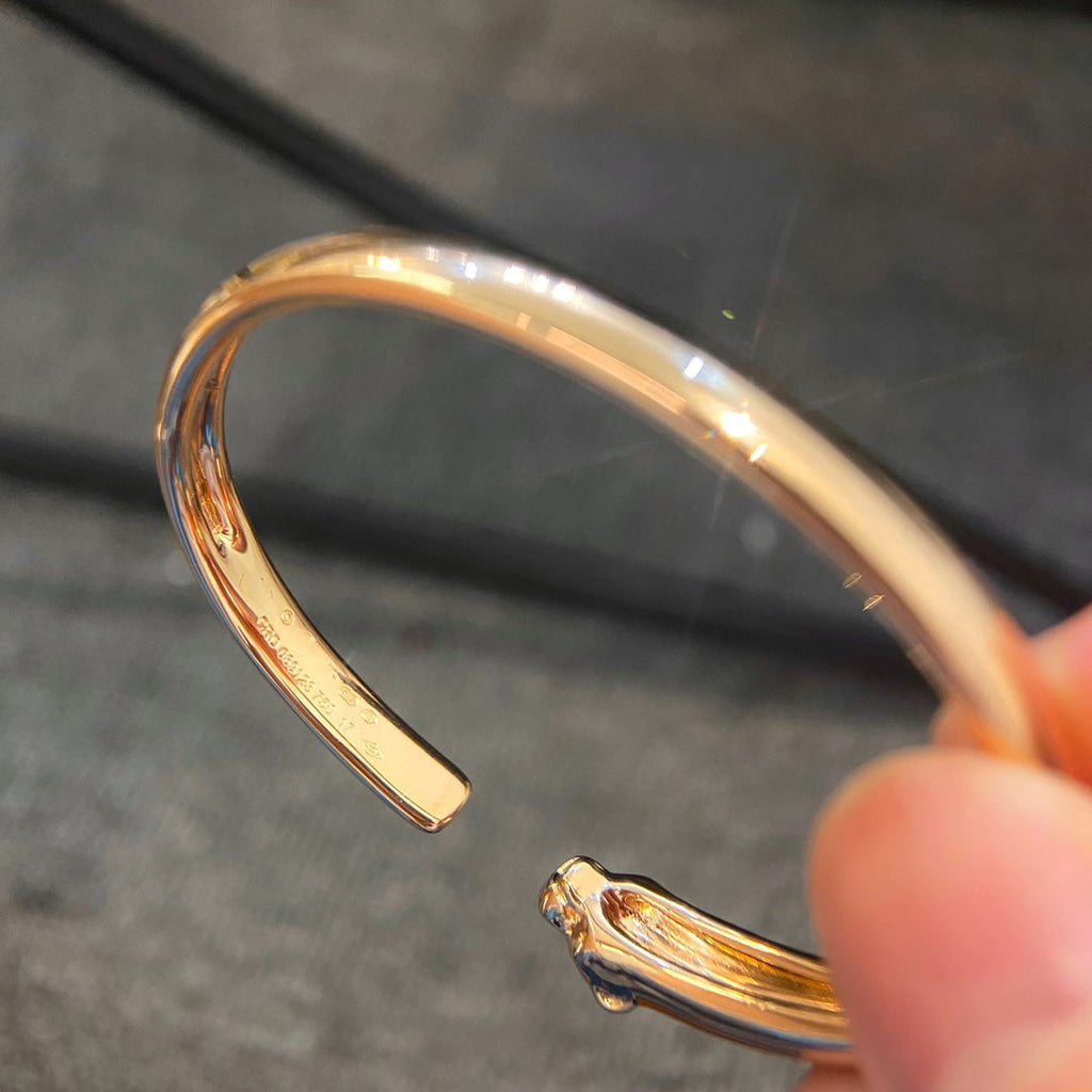 [Cyra] OFFENER ARMBREIF PANTHERE GOLD