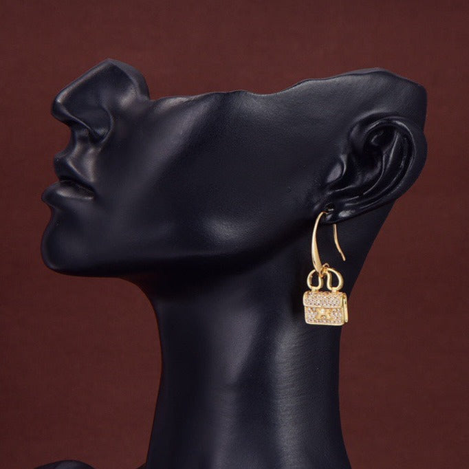 [Cyra]  KELLY DIAMOND EARRINGS