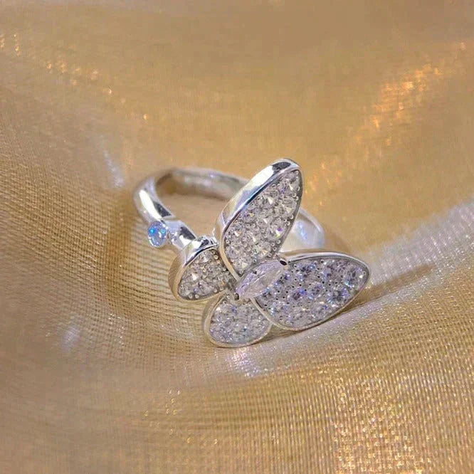 [Cyra] SCHMETTERLING-DIAMANT-RING