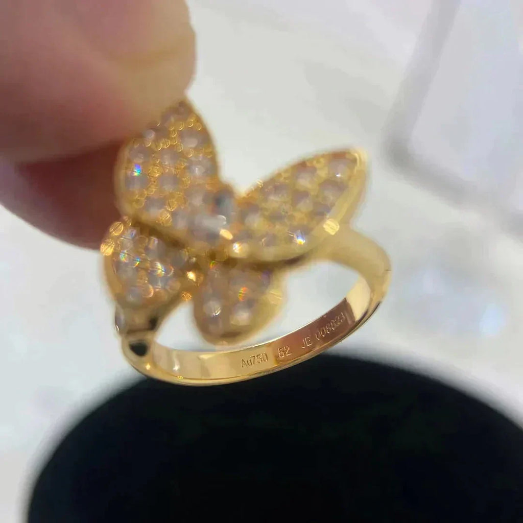[Cyra]  BUTTERFLY DIAMOND RING