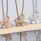 [Cyra]  BUTTERFLY DIAMOND NECKLACE