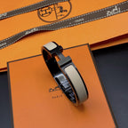 [Cyra]  H BRACELET 12MM BLACK BEIGE CERAMIC