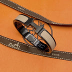 [Cyra]  H BRACELET 12MM BLACK BEIGE CERAMIC