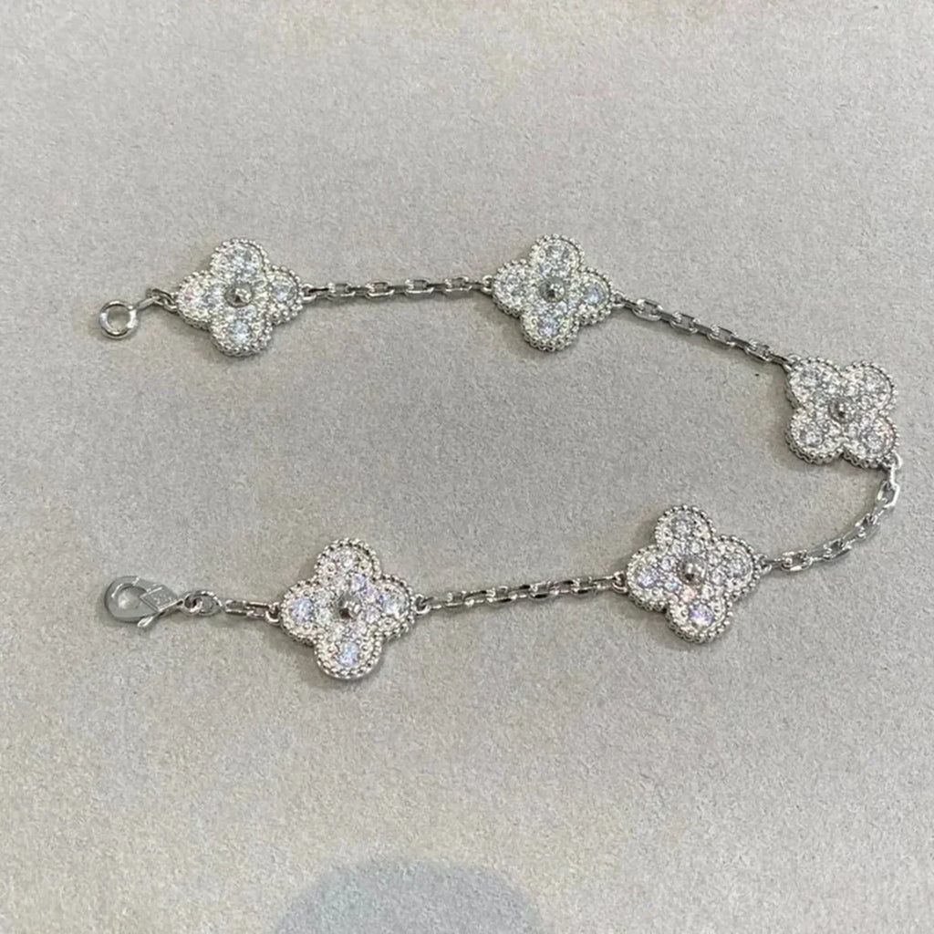 [Cyra] Neue CLOVER 5 MOTIF FULL DIAMOND ARMBAND-KOLLEKTION