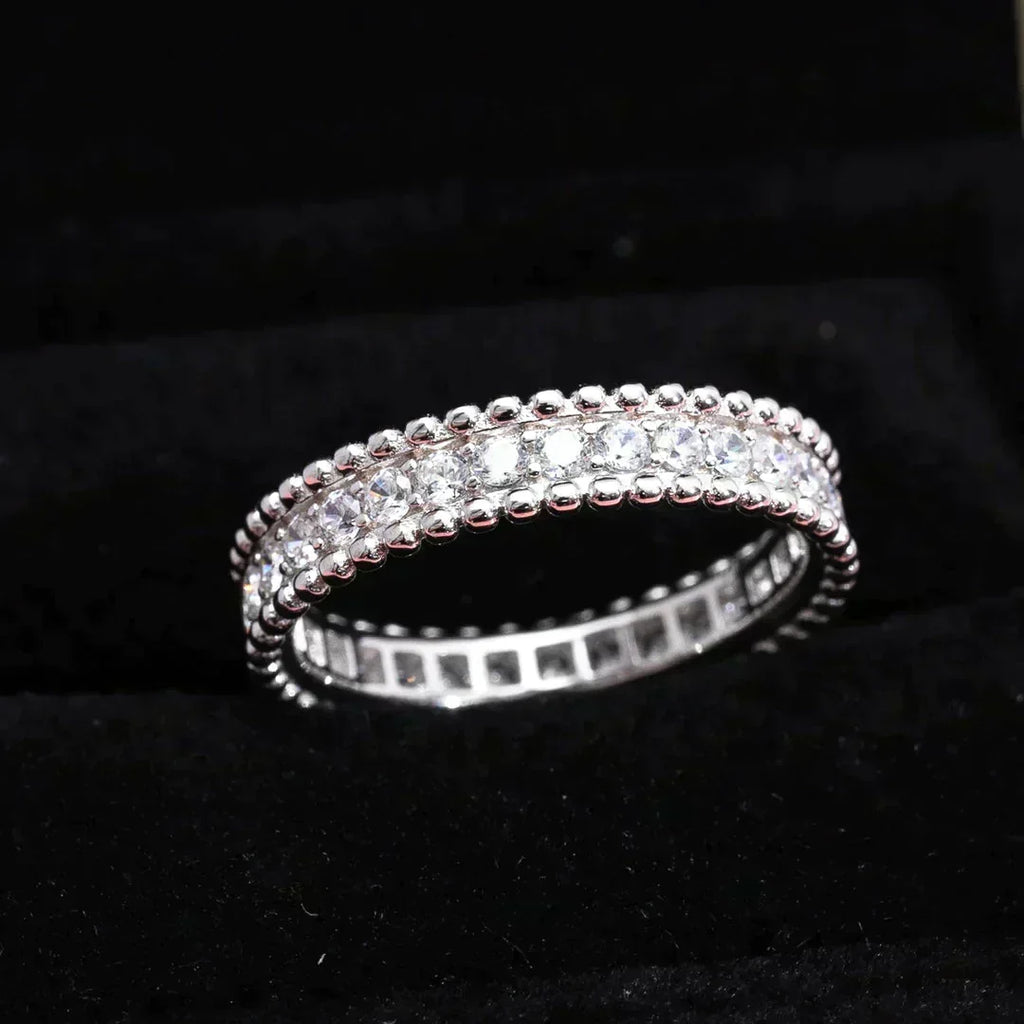 [Cyra] PERLEE DIAMANT-RING SILBER