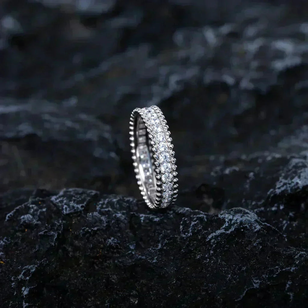 [Cyra] PERLEE DIAMANT-RING SILBER