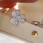 [Cyra] CLOVER COMOS DIAMANT-OHRRINGE SILBER