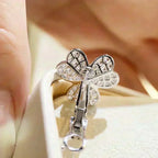 [Cyra] CLOVER COMOS DIAMANT-OHRRINGE SILBER