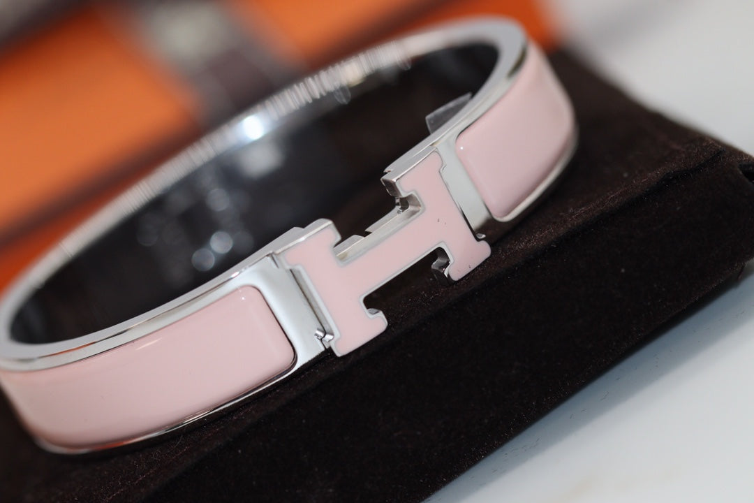 [Cyra]  H BRACELET 12MM PINK
