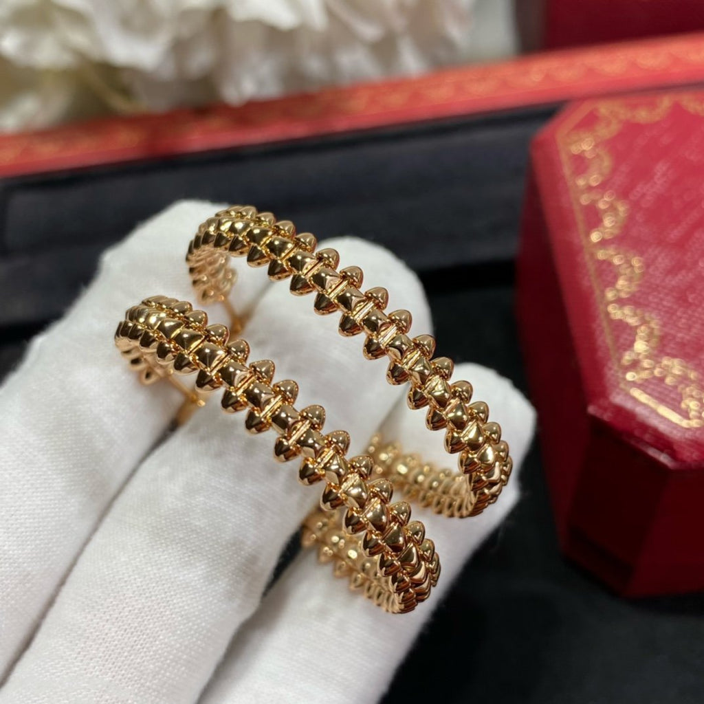 [Cyra]  CLASH LARGE HOOP EARRINGS