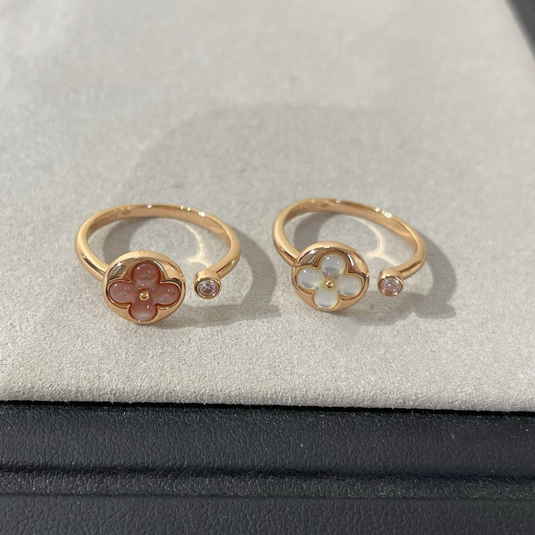 [Cyra]  SUN 1 DIAMOND PINK MOP RING