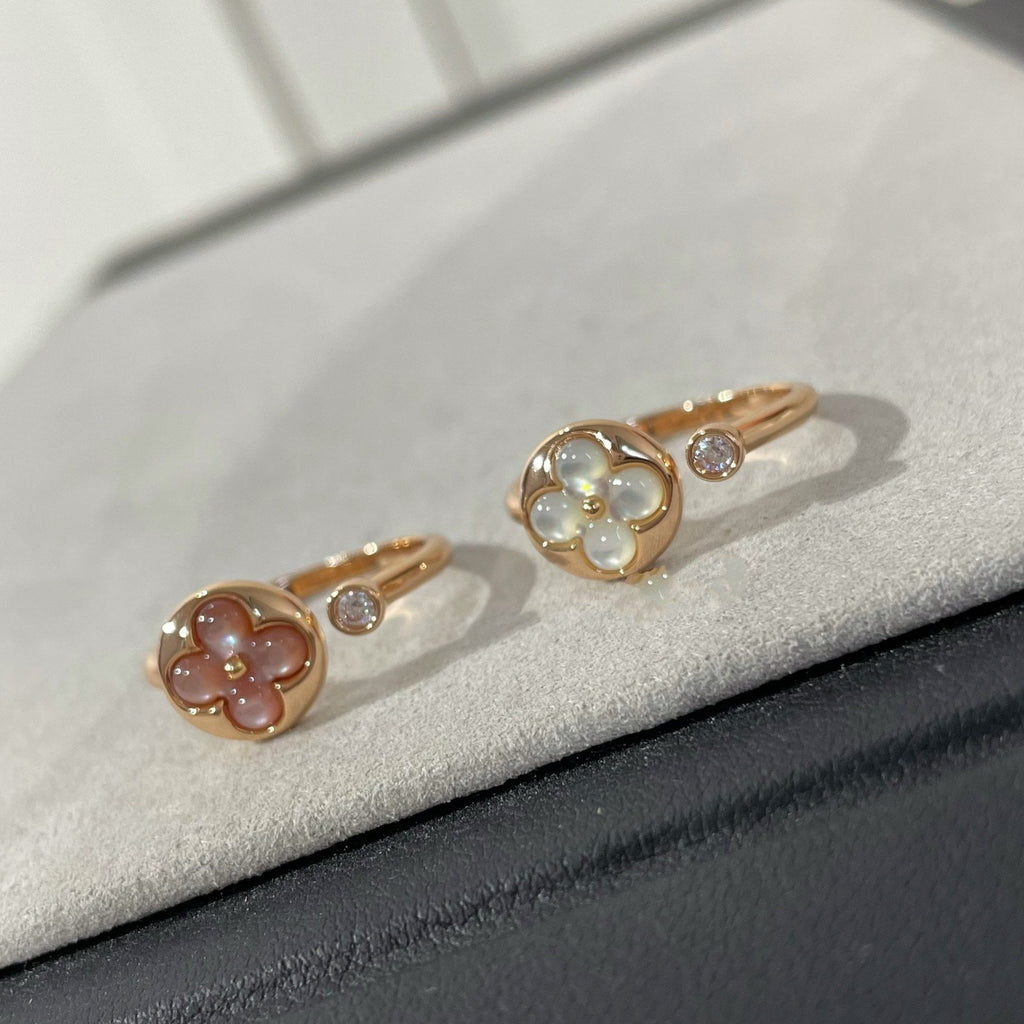 [Cyra]  SUN 1 DIAMOND PINK MOP RING
