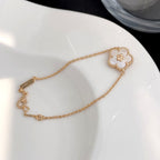 [Cyra] ARMBAND LUCKY SPRING ROSÉGOLD MOP
