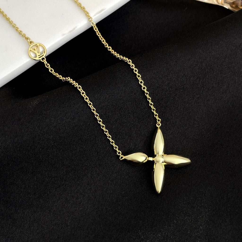 [Cyra]  LOUISETTE GOLD NECKLACE