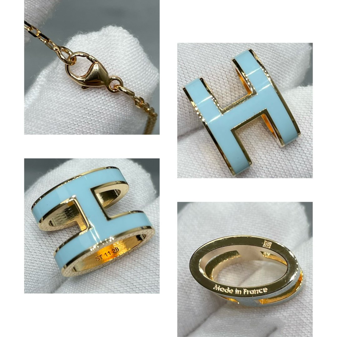 [Cyra]  POP H SKY BLUE NECKLACE