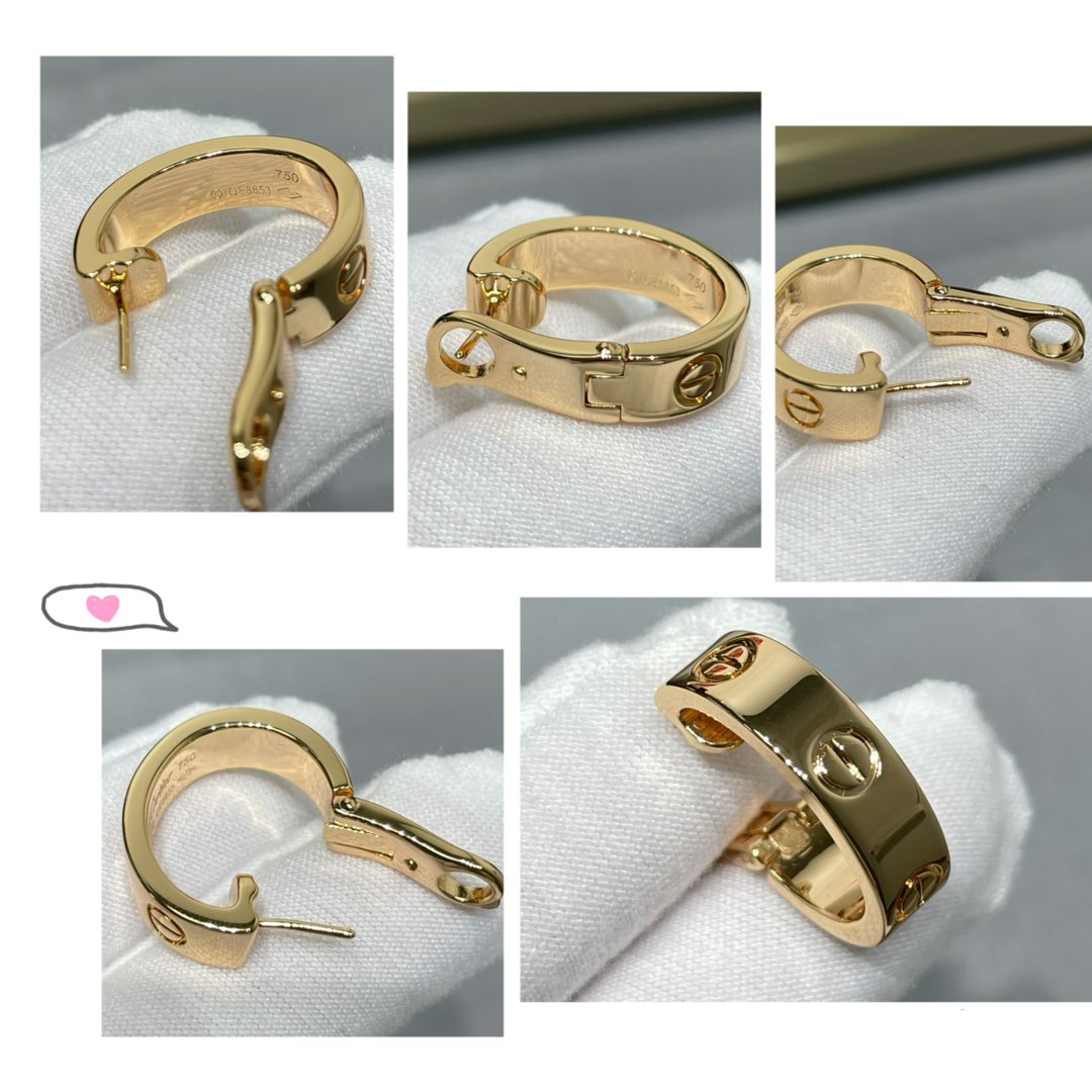 [Cyra]  LOVE 5.5MM EARRINGS