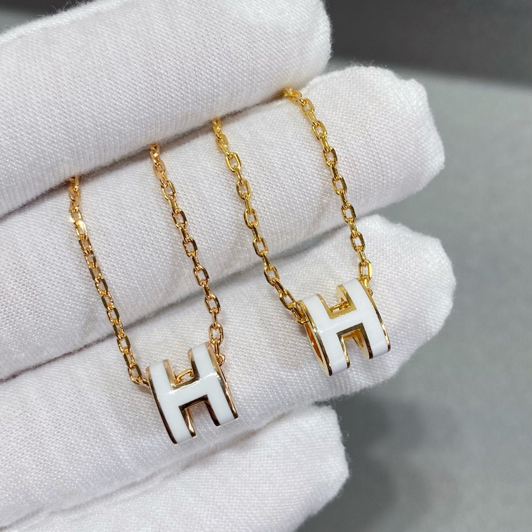 [Cyra]  MINI POP H NECKLACE