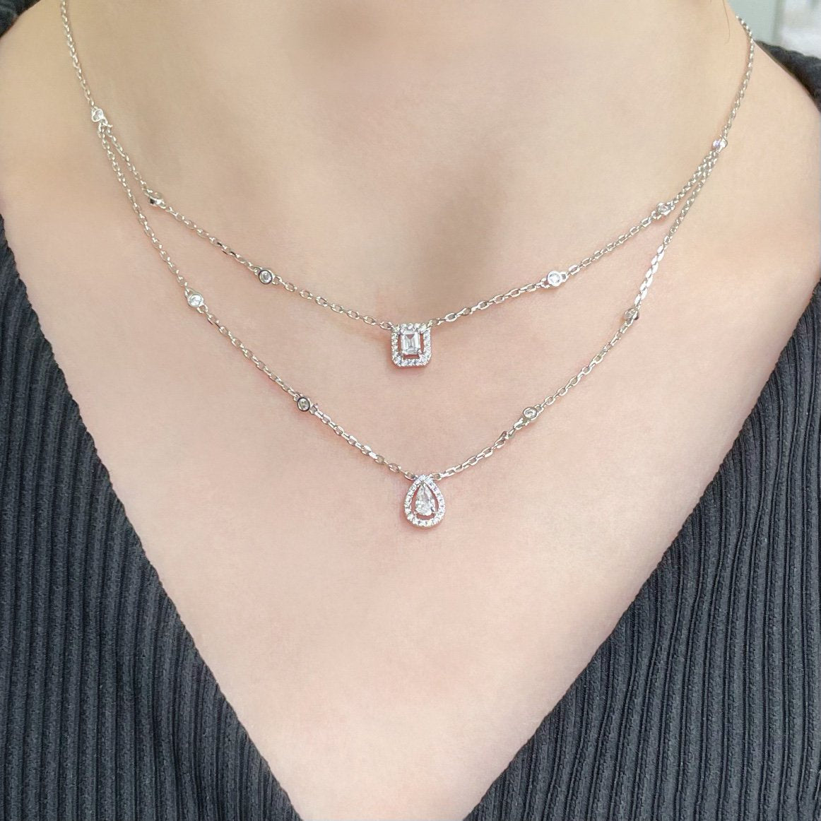 [Cyra] MEINE ZWEIREIHIGE DIAMANTKETTE